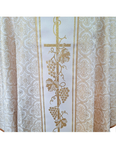 Casulla Estampada Tipo Damasco Con...