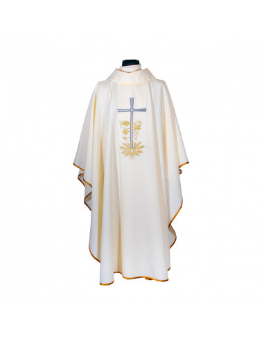 Casulla Bordada Cruz Grande Con...