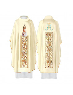 Casulla Virgen Fatima...
