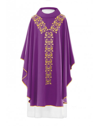 Casulla Bordada Uvas Con Ihs Al...