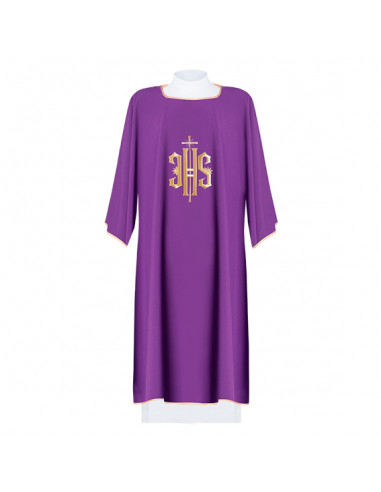 Dalmatica Jhs Bordado Oro Kdl/215 Con...