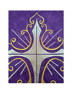 Casulla Adamascada Bordada...