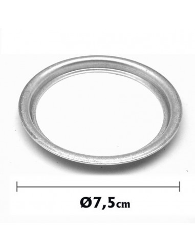 Arandela 7. 5cm Aluminio