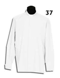 Camisa Sacerdote Blanca Ml...