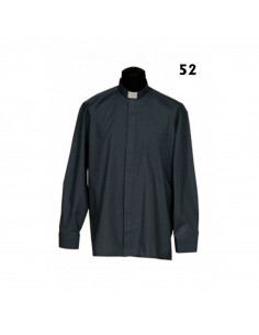 Camisa Sacerdote Negra Ml...