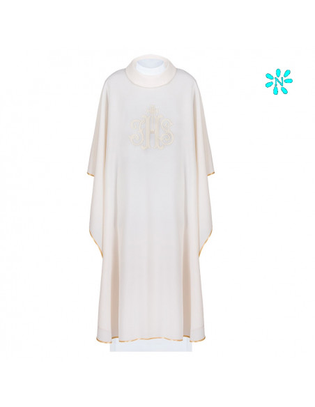 Casulla Bordada Caliz Con Hojas De Parra Kor/208