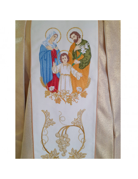 Casulla Dorada Sagrada Familia