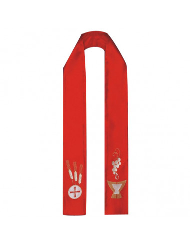 Estola Bordada Forma Con 3 Espigas Y...