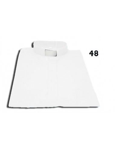 Camisa Sacerdote Blanca Mc Talla 48