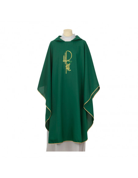 Conjunto 4 Casullas Pax Con Uvas Y 2 Espigas Laterales