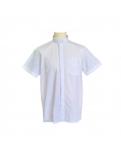 Camisa Sacerdote Blanca...
