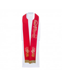 Estola Bordadados Peces Con...