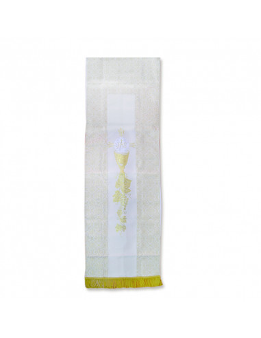 Cubre Ambon Pax Con Uvas Y Espiga N173 Blanco