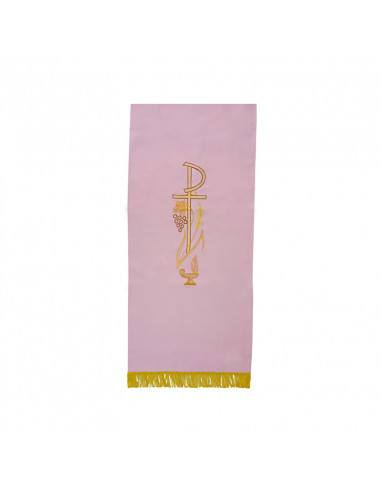 Cubre Ambon Pax Con Uvas Y Espiga N173 Rosa