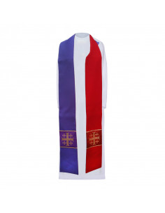 Estola Reversible Morada...