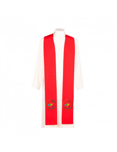 Estola Jubileo 2025 Bordada Verde J18