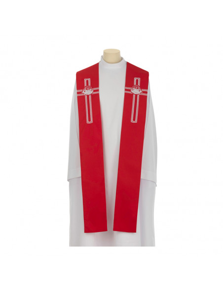 Capa Pluvial Estampada Negra Tipo Damasco Espigas Y Cruz Rosas Bordadas Detras N441