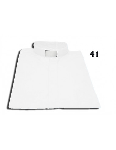Camisa Sacerdote Blanca Mc Talla 41