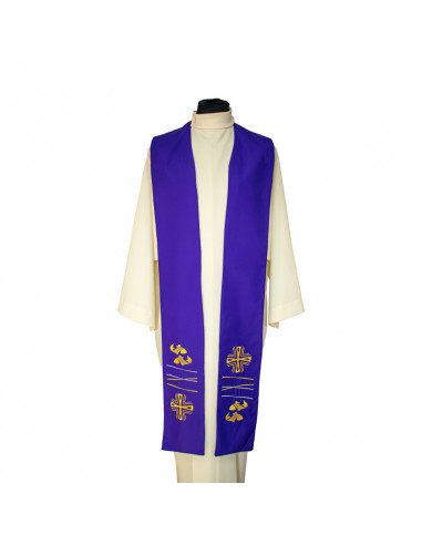 Conjunto 4 Estolas Con 6 Cruces Con...