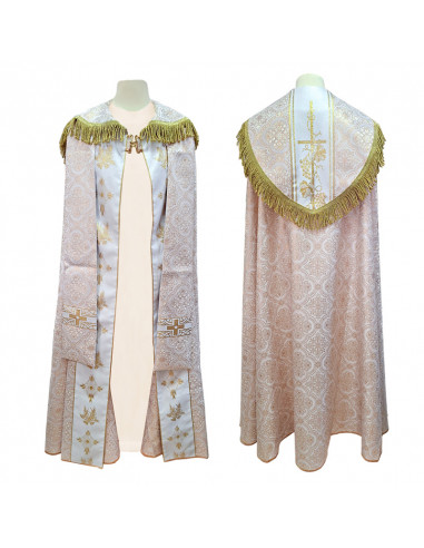 Capa Pluvial Blanca Estampada Tipo...