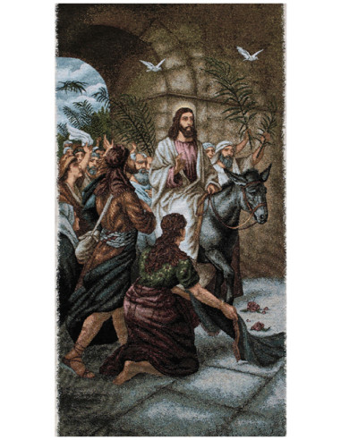 Cubre Ambon Tejido Entrada En Jerusalen De Jesus