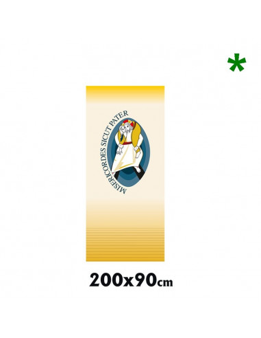Cubre Ambon Jubileo De La Misericordia Estampada Y Bordado Letras Y Borde Sdm/032