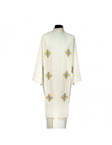 Conjunto 4 Estolas Con 6 Cruces Con Puntas Rayadas