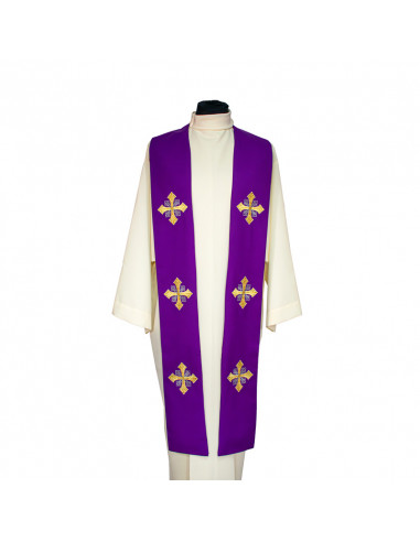 Conjunto 4 Estolas Con 6 Cruces Con...
