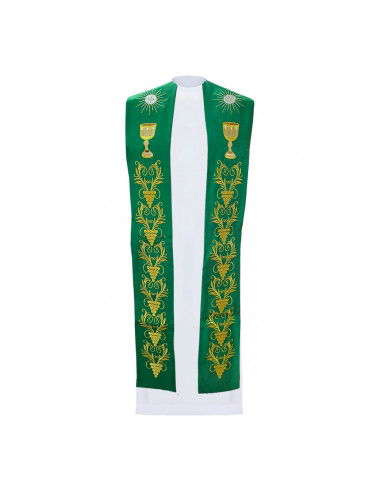 Estola Bordada Caliz Forma Con Rayos...