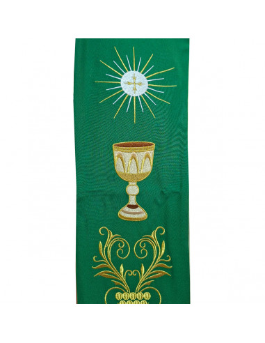 Estola Bordada Caliz Forma Con Rayos...