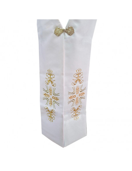 Estola Diaconal Morada Bordada Jhs