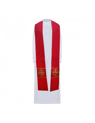 Estola Reversible Verde- Blanca...