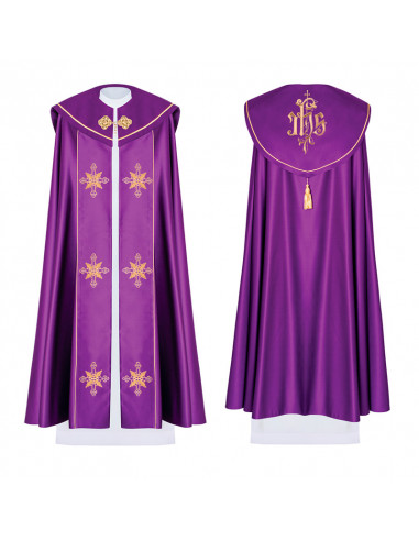 Capa Pluvial Bordada Cruces Con...