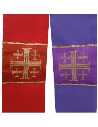 Conjunto 4 Estolas Bordadas Jhs Con...