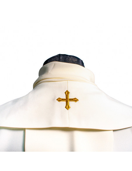 Estola Bordada Custodia Jhs Con Rayos Y Lineas Arriba Y Abajo