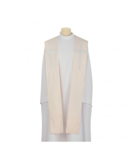 Conjunto 4 Estolas Cruz Con Cesta Con Panes Y Pez En El Centro