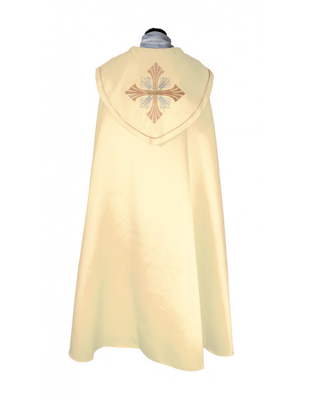 Capa Pluvial Bordada 6 Cruces y cruz grande detras