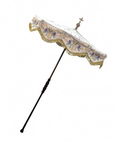 Juego De Altar Lino Bordado...