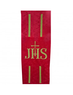 Juego De Altar Lino Bordado...