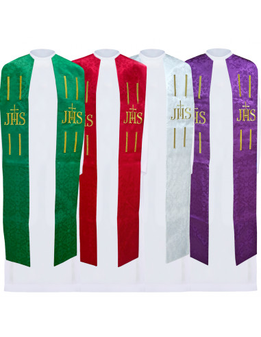 Conjunto 4 Estolas Bordadas Jhs Con...