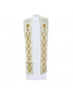 Estola Bordada Caliz Forma...