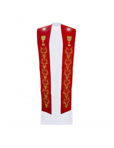 Estola Bordada Caliz Forma...