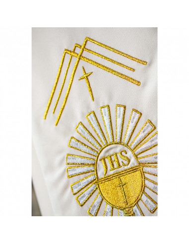 Cubre Ambon Bordado Ihs Con Cruz...