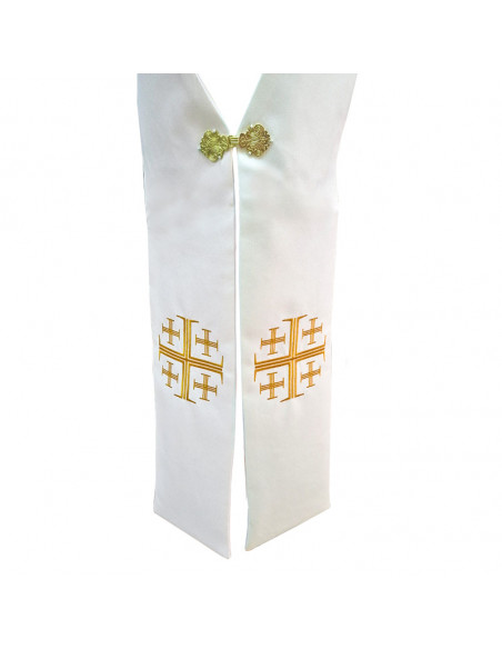 Conjunto 5 Estolas Diaconales Cruz Griega