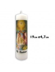 Vela Bautismo 47x19 Calca...