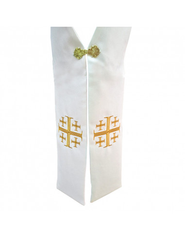 Conjunto 5 Estolas Diaconales Cruz...