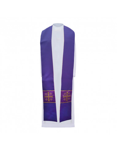 Capa Pluvial Bordada Jhs Con Cruz...