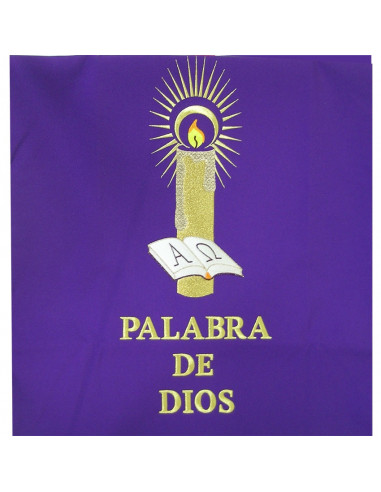 Cubre Ambon Bordado Vela Con Libro Y...