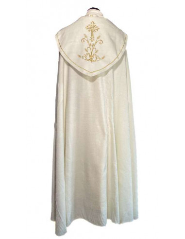 Estola Bordada Jhs Con Cruz Larga A...