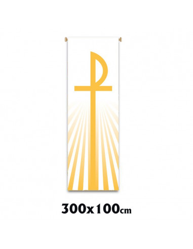Estandarte Liturgico Verde Libro Alfa...